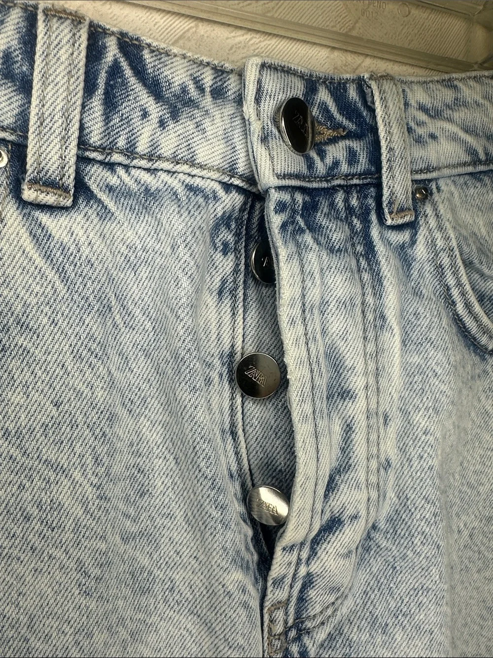 ❤️ ZARA Light Wash Denim High-Rise Women's Shorts SIZE 6